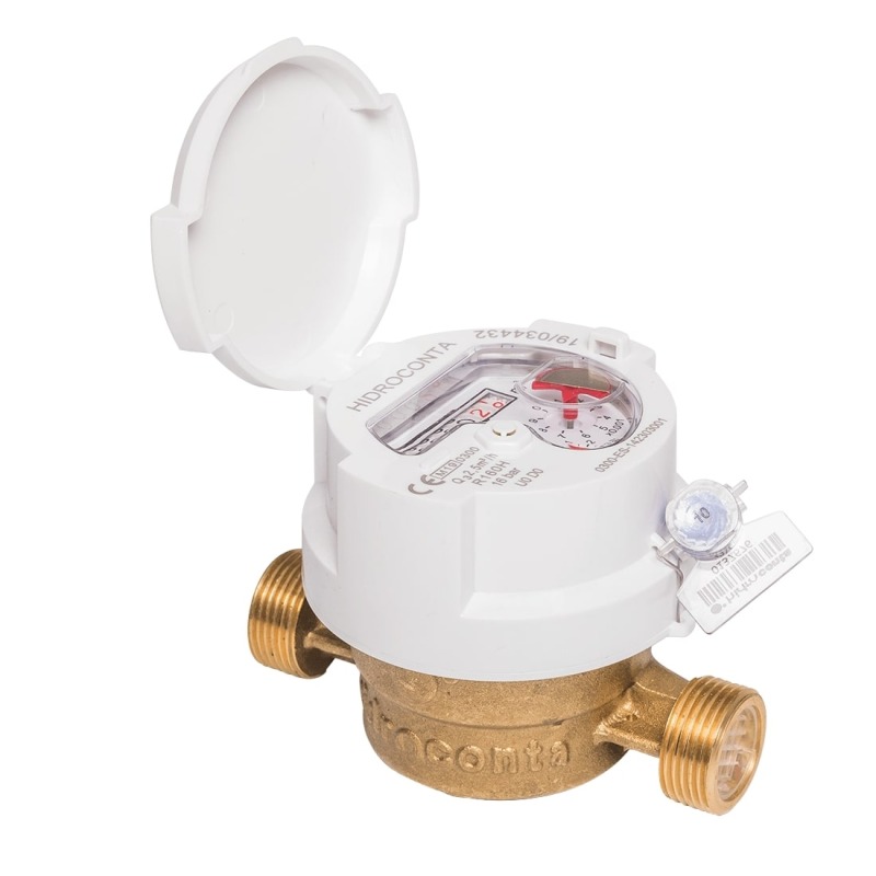 Watermeter type Atlantis 2x buitendraad 1 2 inch en 3 4 inch 1