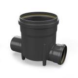 DS inspectieput met profiel 2x 125 mm tekening