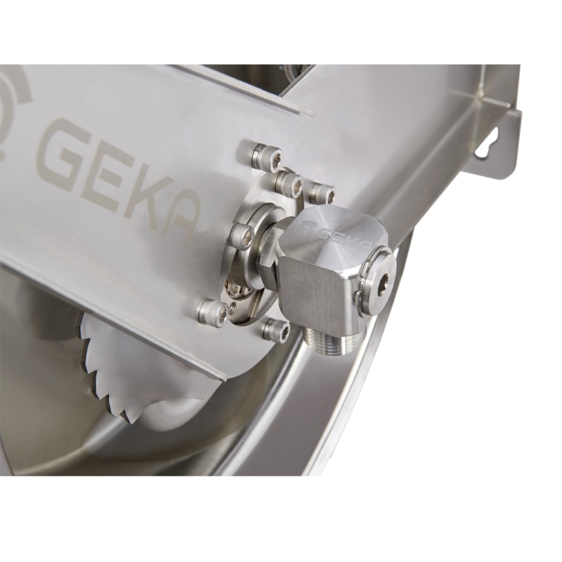 Geka plus RVS automatische slanghaspel EA15 GSK aansluiting