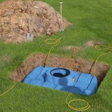 Regenwatertank easy rain 1500 plaatsing