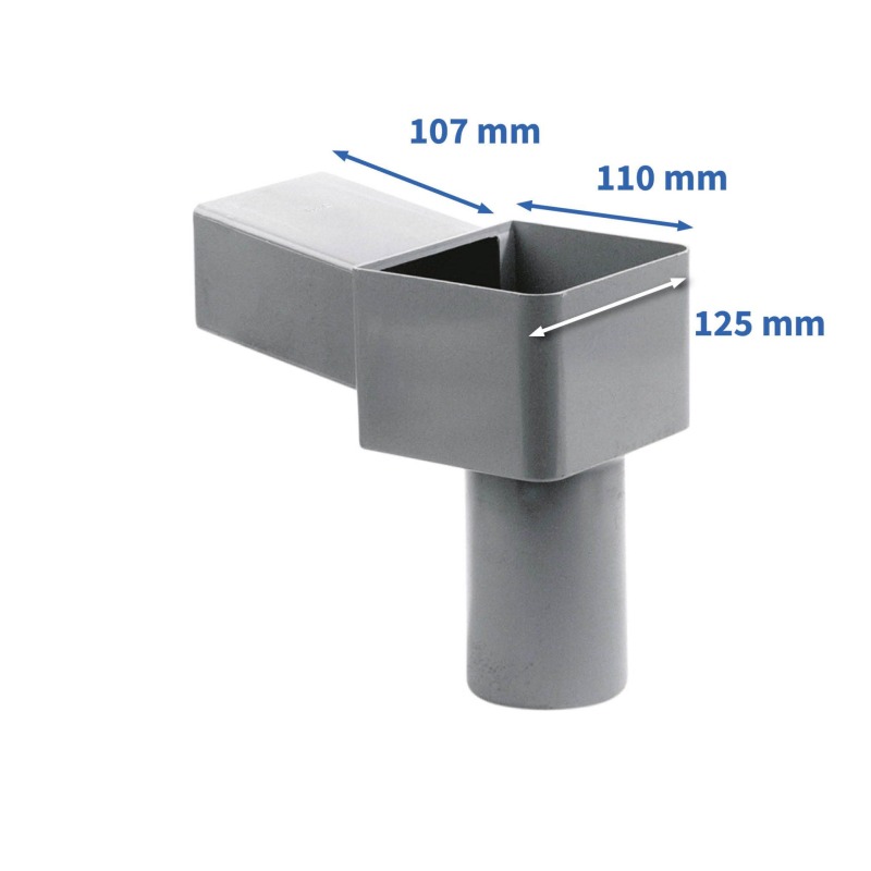 Hwa stadsuitloop met vergaarbak AFMETING