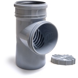 Karmat bladscheider voor standleiding GRIJS 110 mm