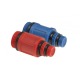 Muurplaat bouwstop blauw en rood 2